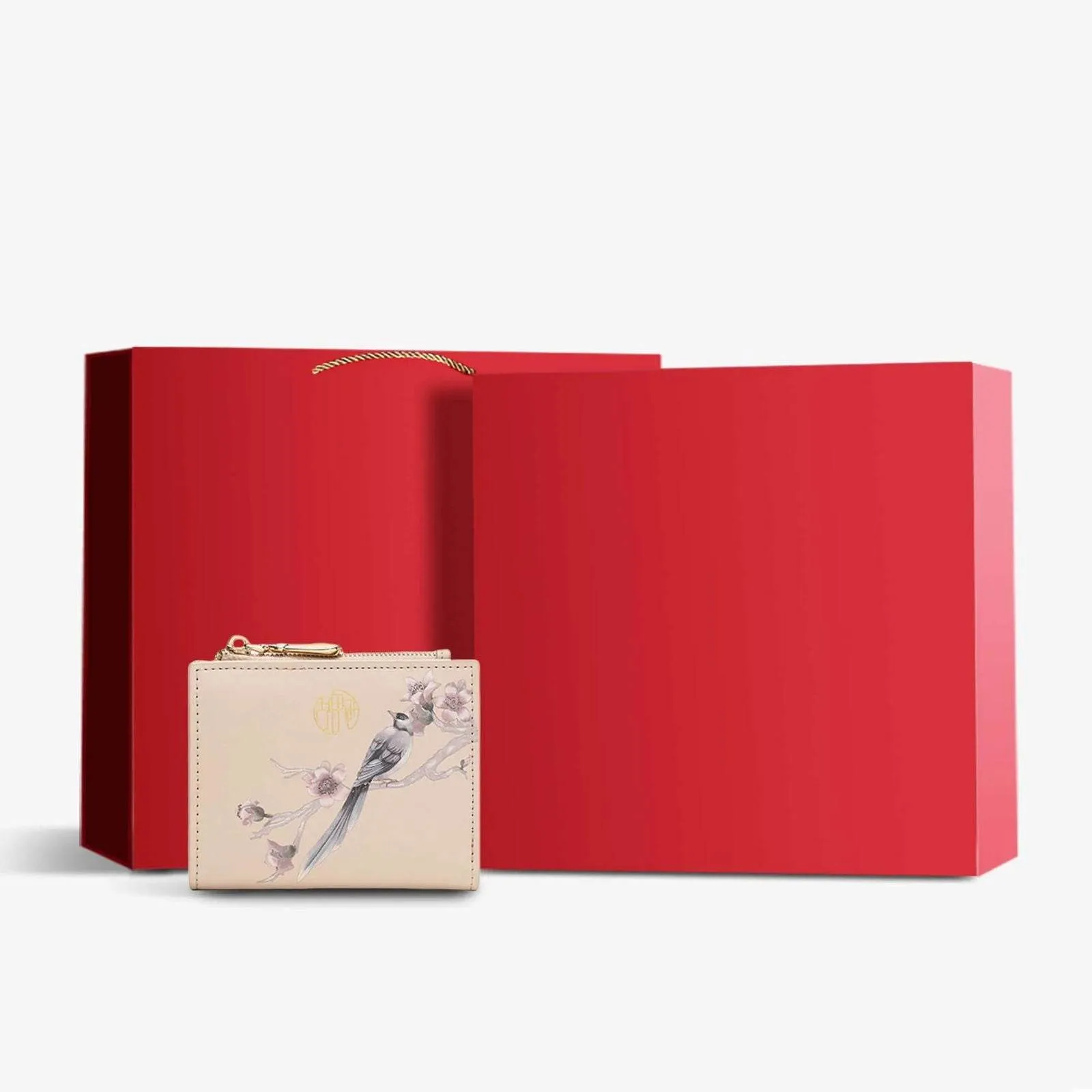 Chinese Aesthetic Original Print Women's Short Wallet