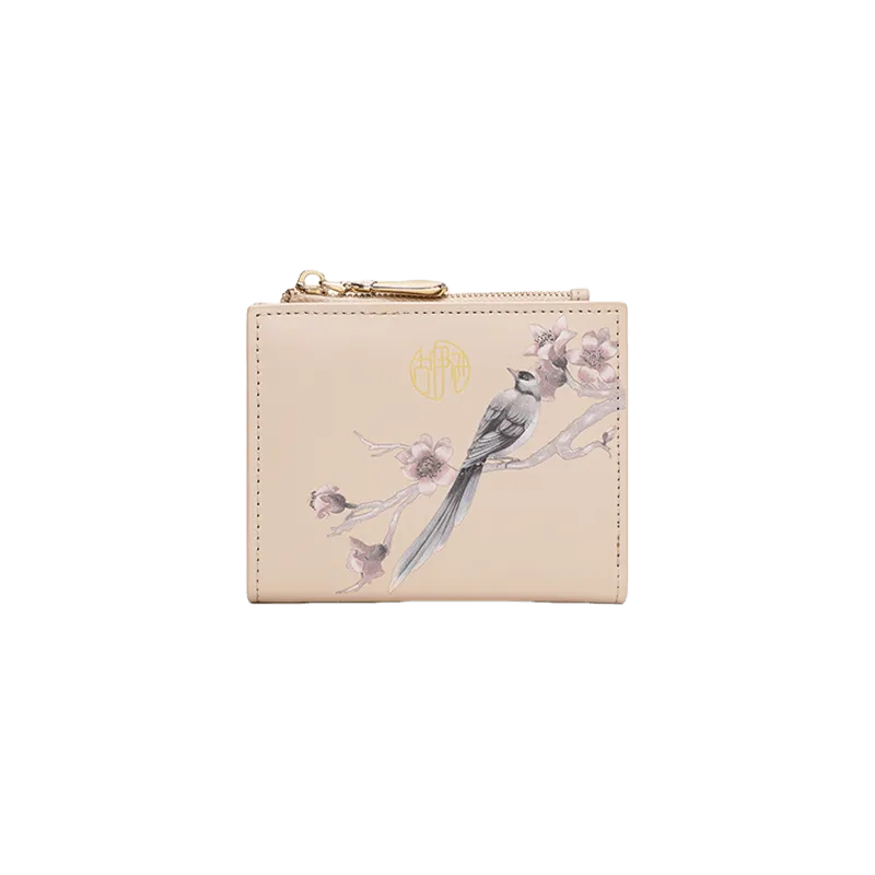 Chinese Aesthetic Original Print Women's Short Wallet