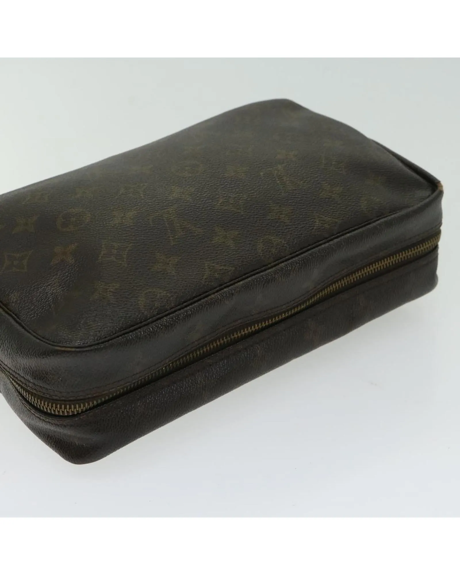 Classic Monogram Canvas Clutch Bag for Travel and Toiletries