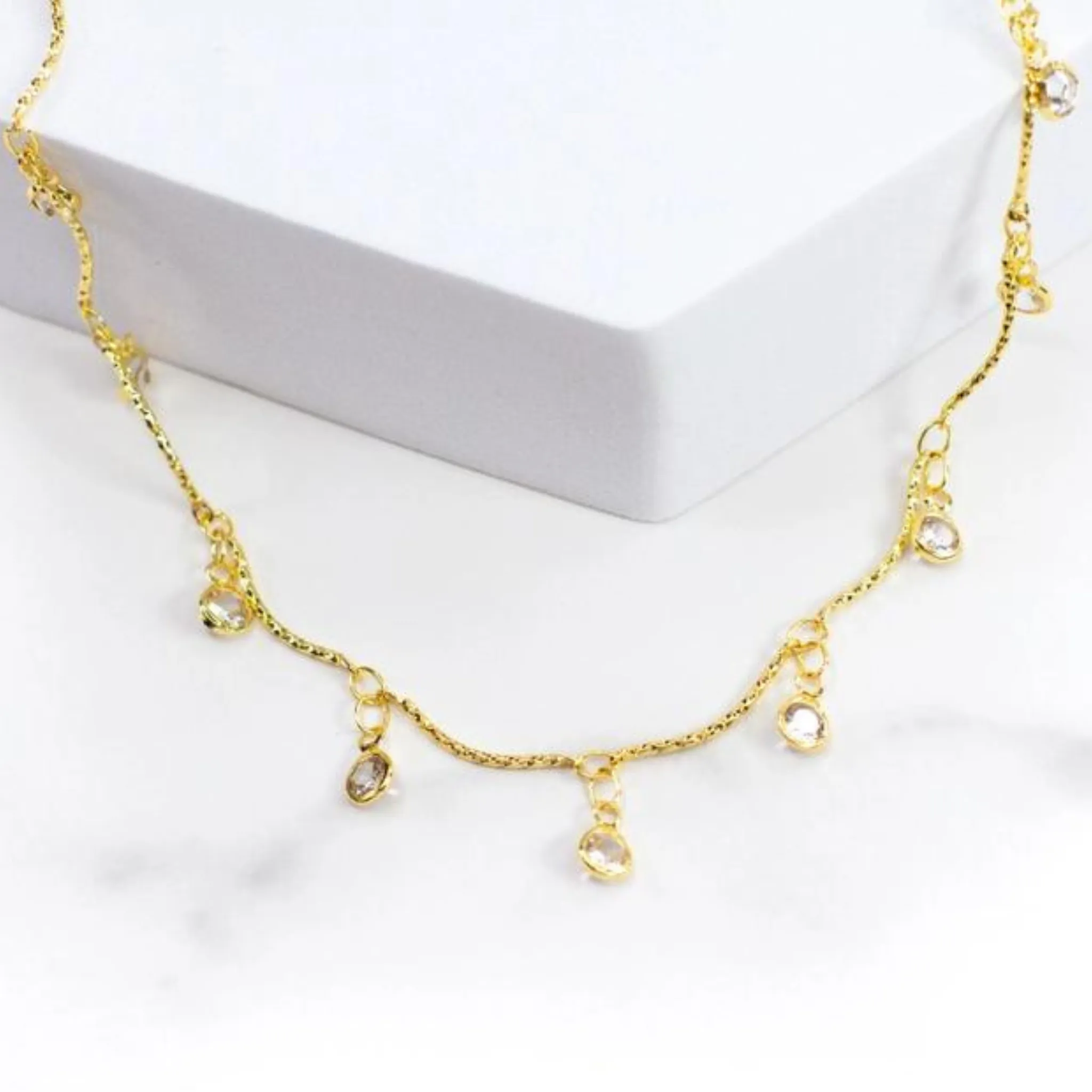 Crystal Dangle Necklace
