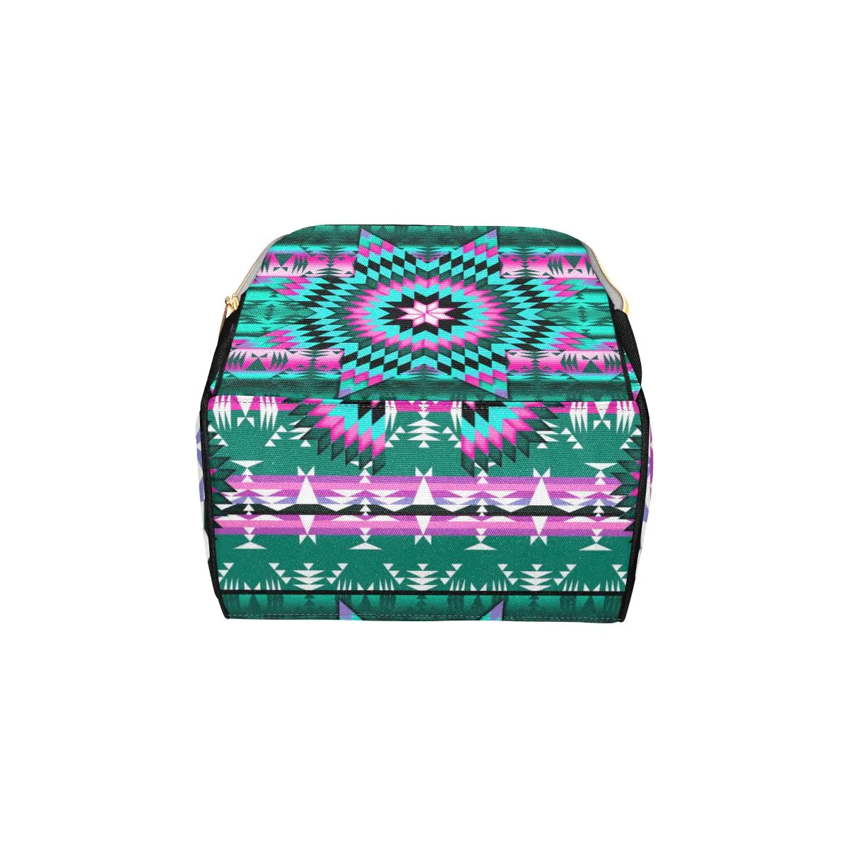 Deep Lake and Sunset Star Multi-Function Diaper Backpack