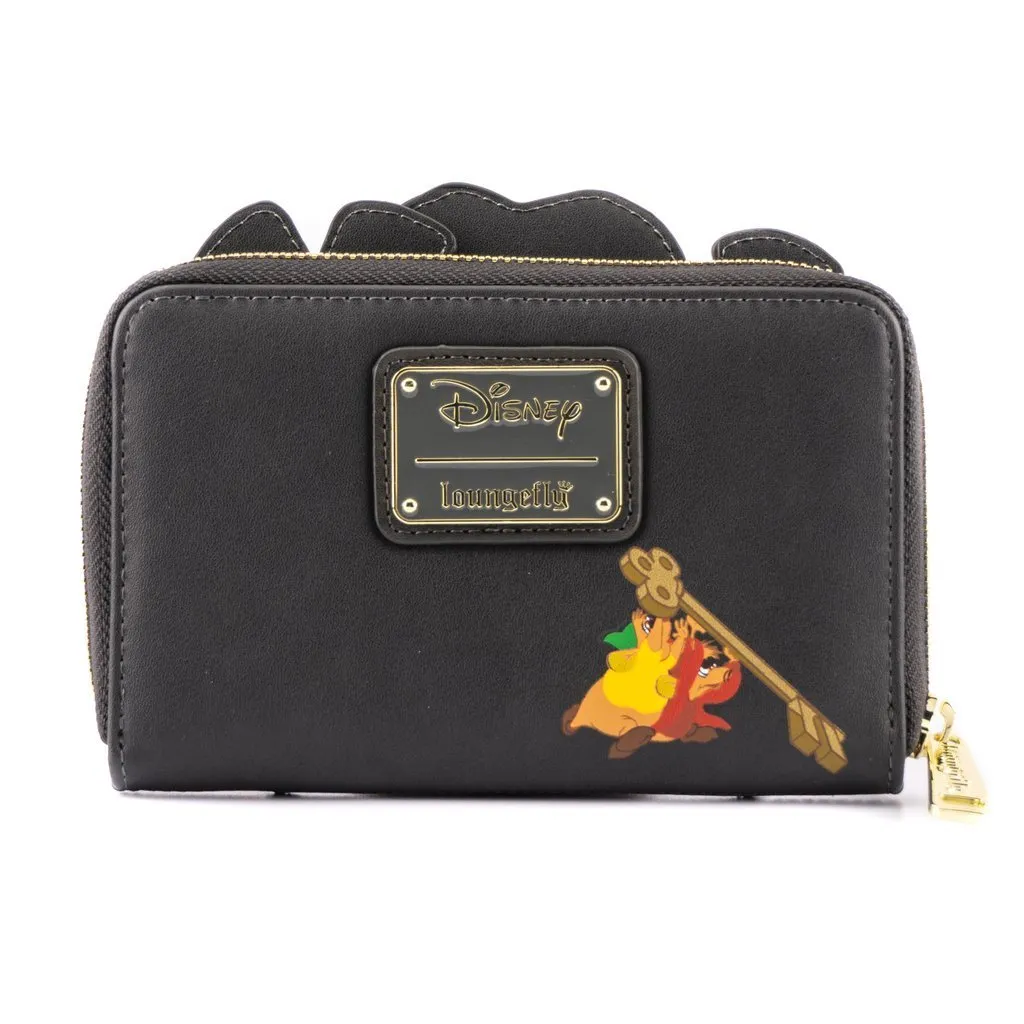 Disney Villains Scene Evil Stepmother and Step Sister Zip Around Wallet