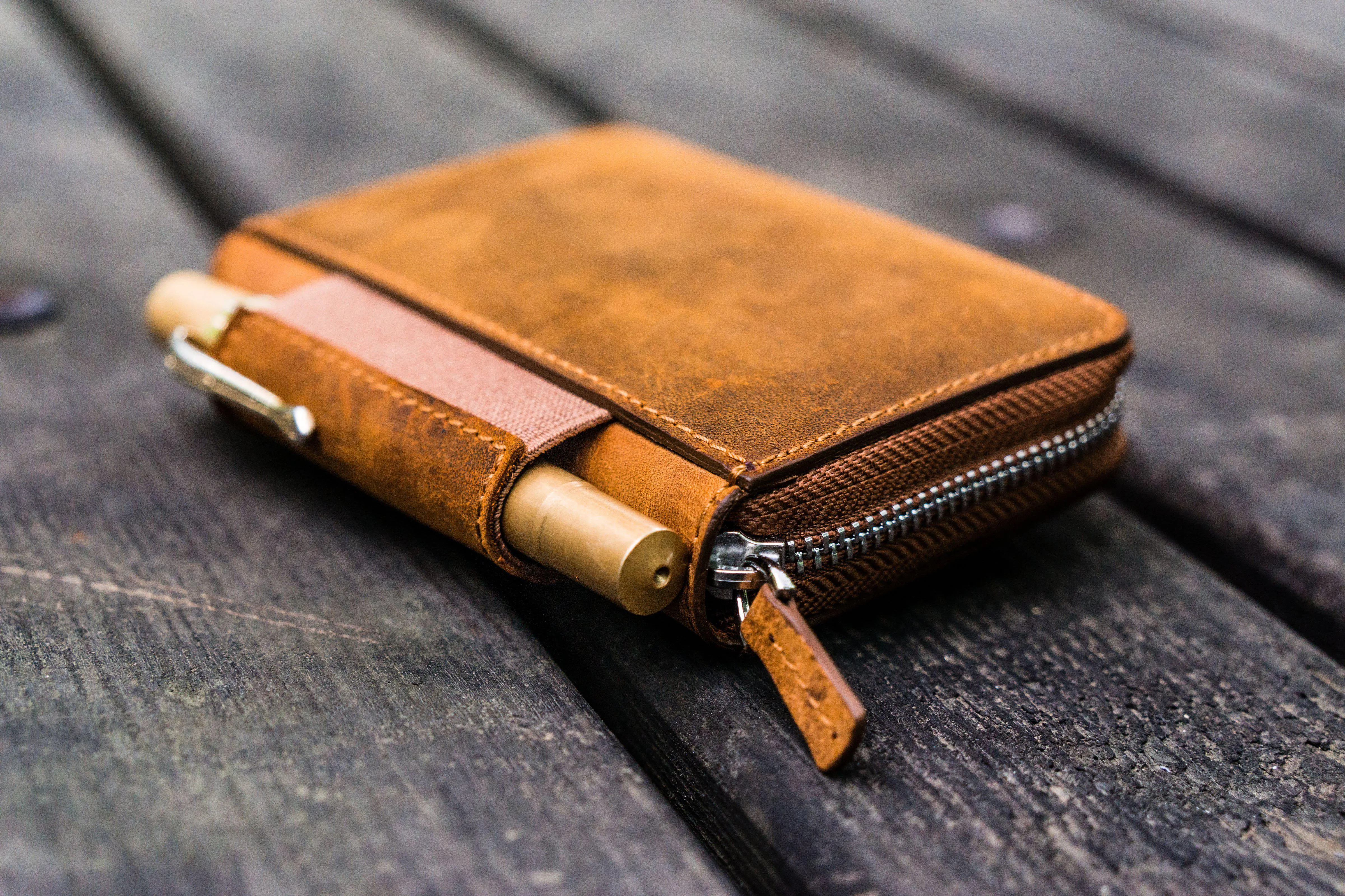 EDC Wallet - Crazy Horse Brown