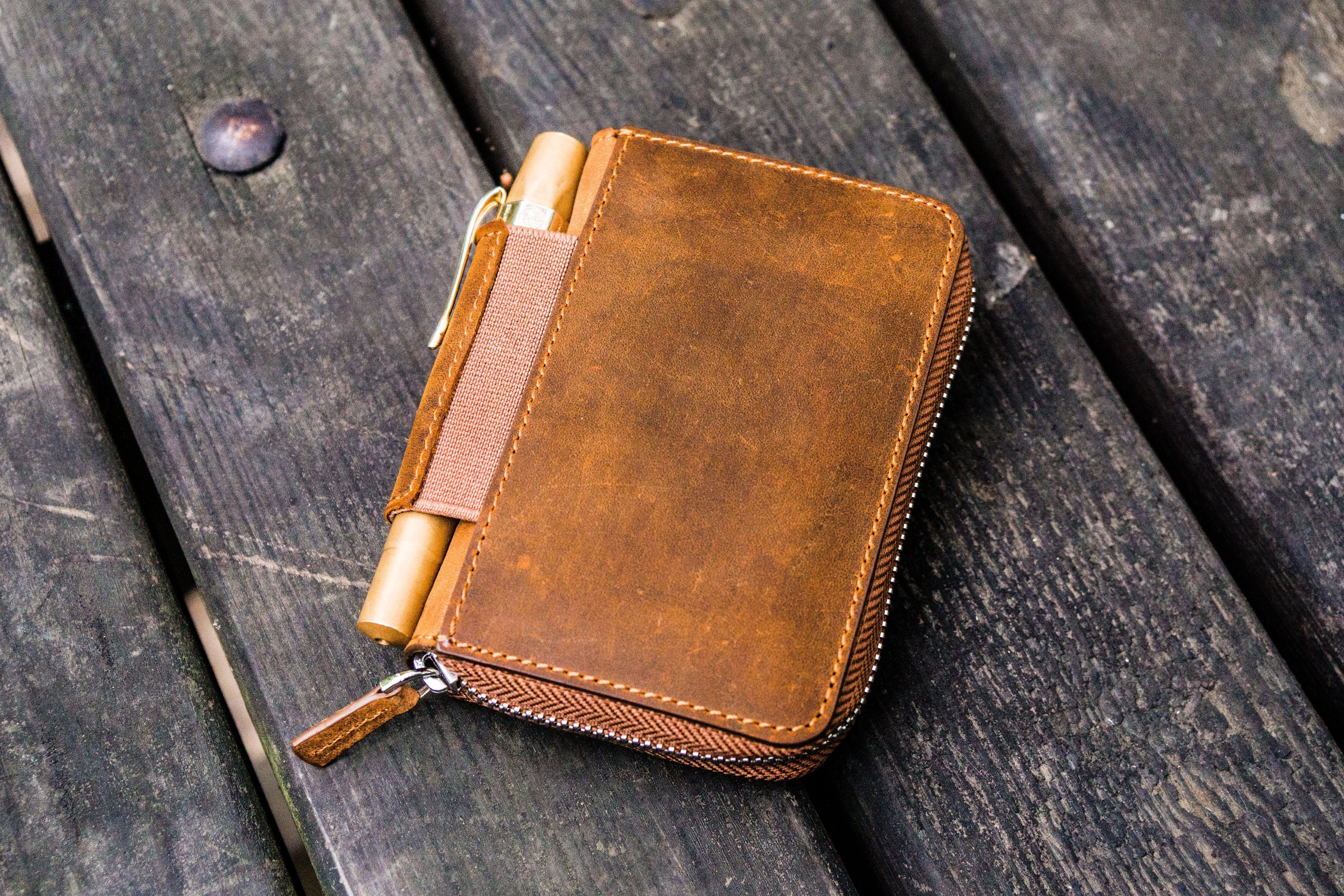 EDC Wallet - Crazy Horse Brown
