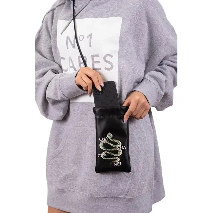 Eden Snake Crossbody Pouch