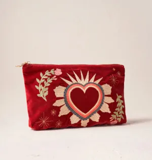 Elizabeth Scarlett Enchanted Heart Everyday Pouch