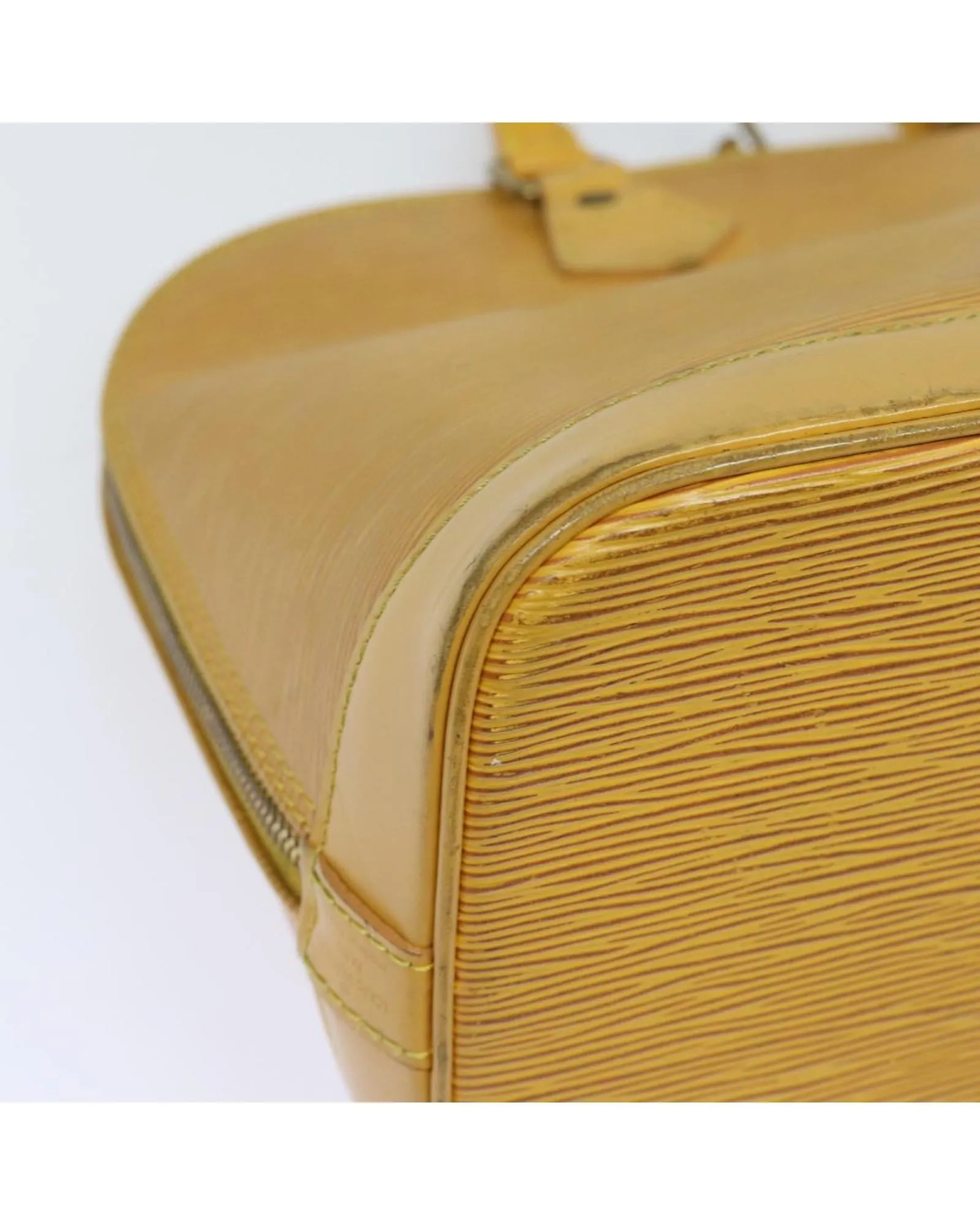 Epi Leather Alma Hand Bag with Distinctive Textured Finish