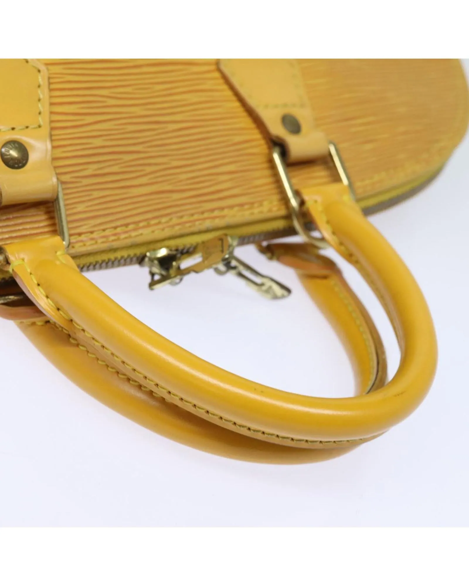 Epi Leather Alma Hand Bag with Distinctive Textured Finish