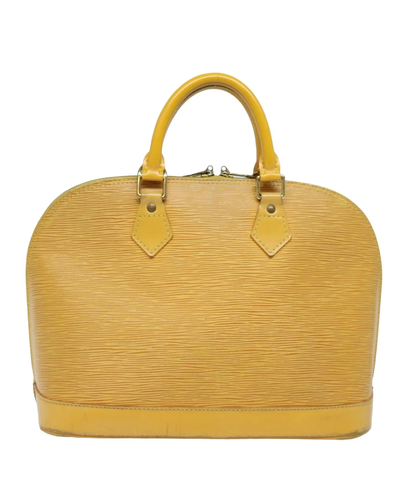 Epi Leather Alma Hand Bag with Distinctive Textured Finish