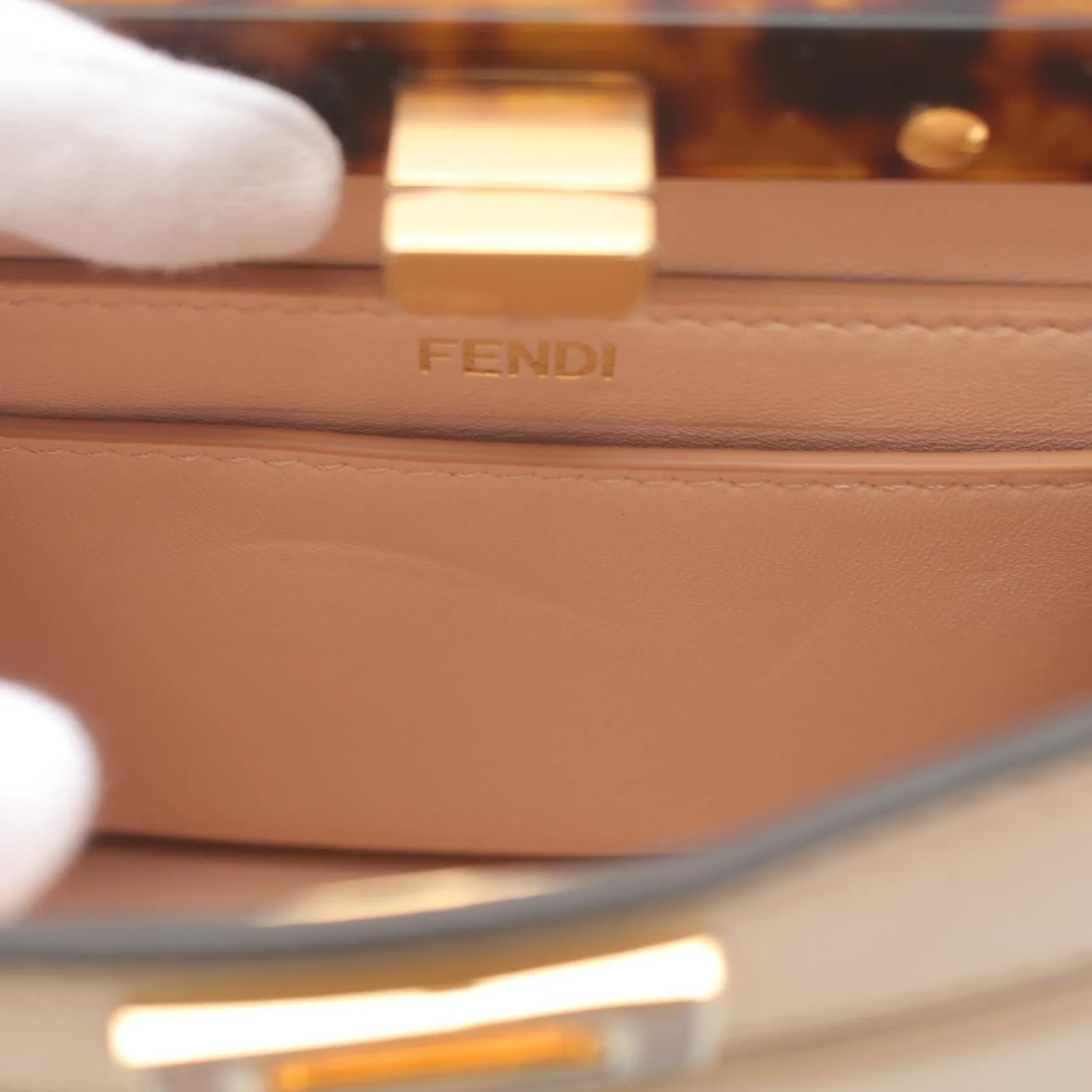 Fendi Peekaboo ISeeU Leather Handbag 8BN335
