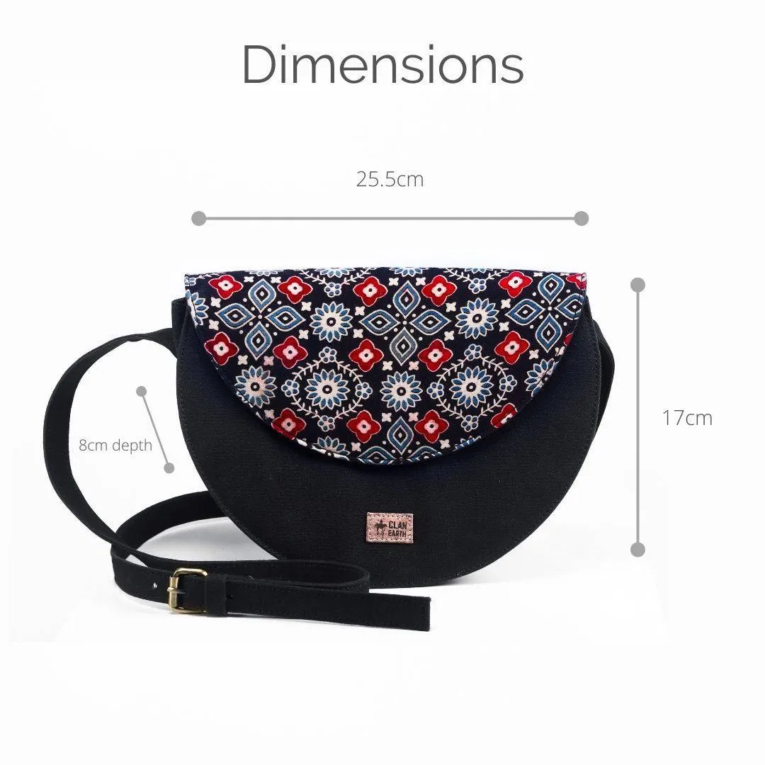 Florican Purse/Handbag - Ajrakh Printed