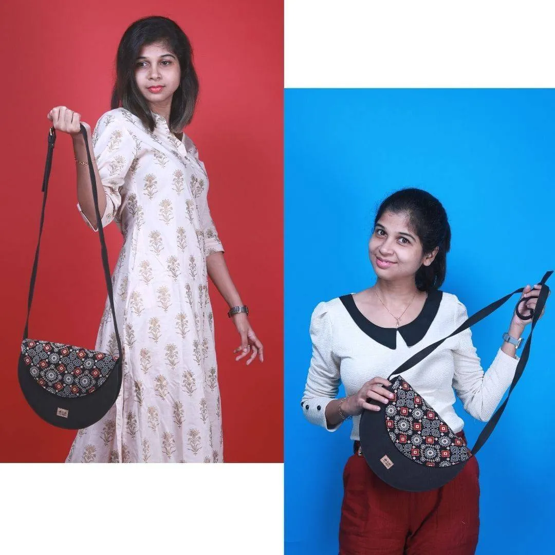 Florican Purse/Handbag - Ajrakh Printed