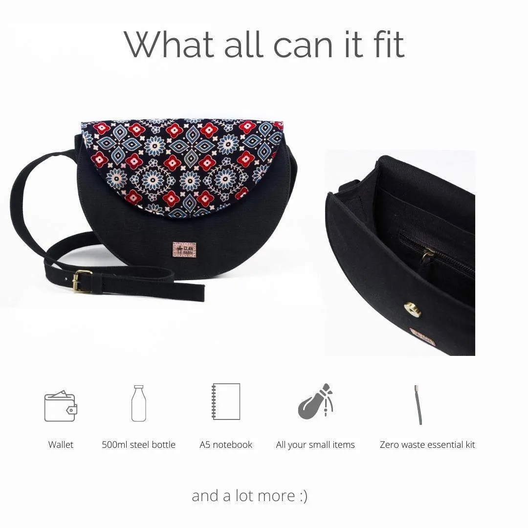 Florican Purse/Handbag - Ajrakh Printed