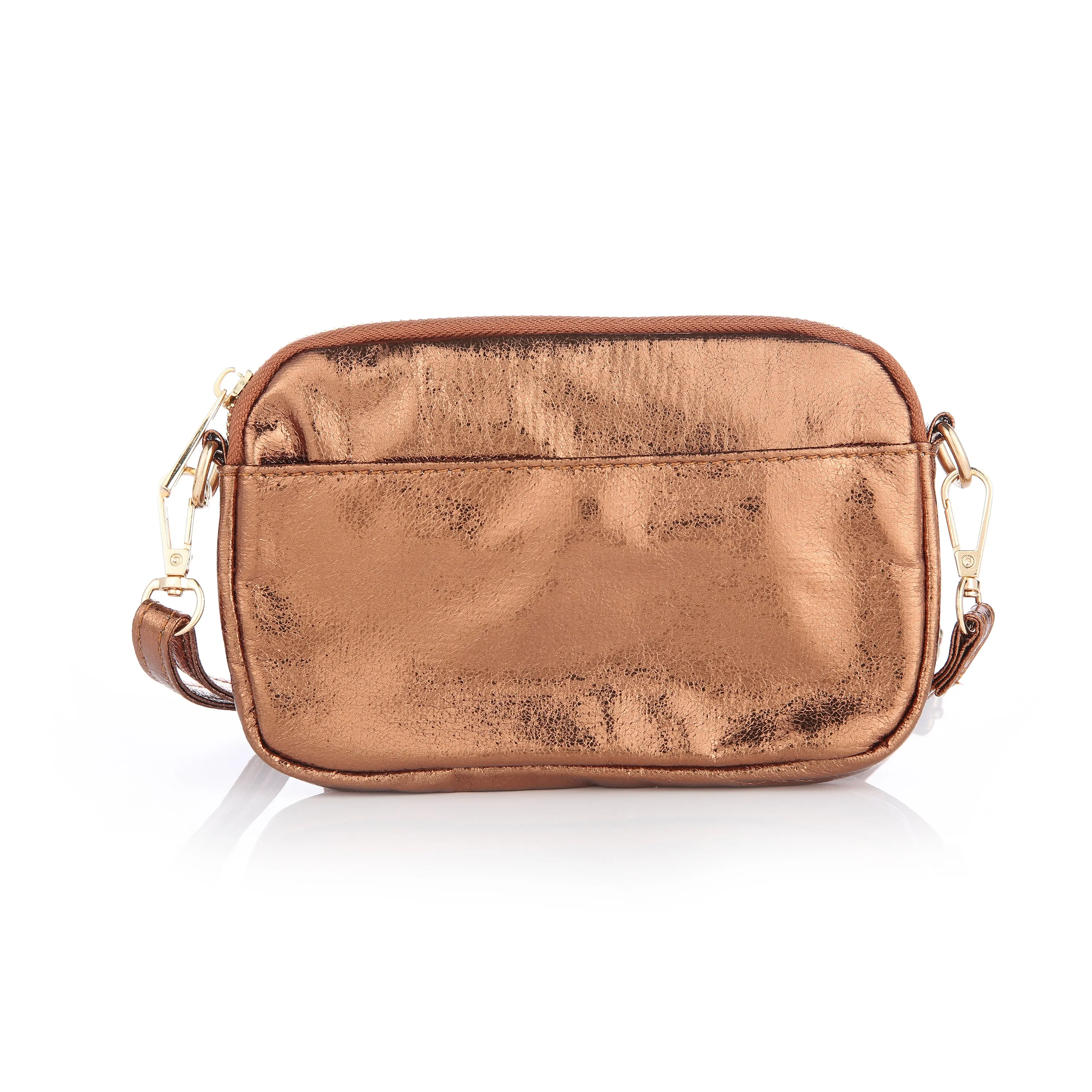 Goud Stijlvol Metallic Tasje (18x13 cm) – Het Perfecte Cadeau voor de Feestdagen