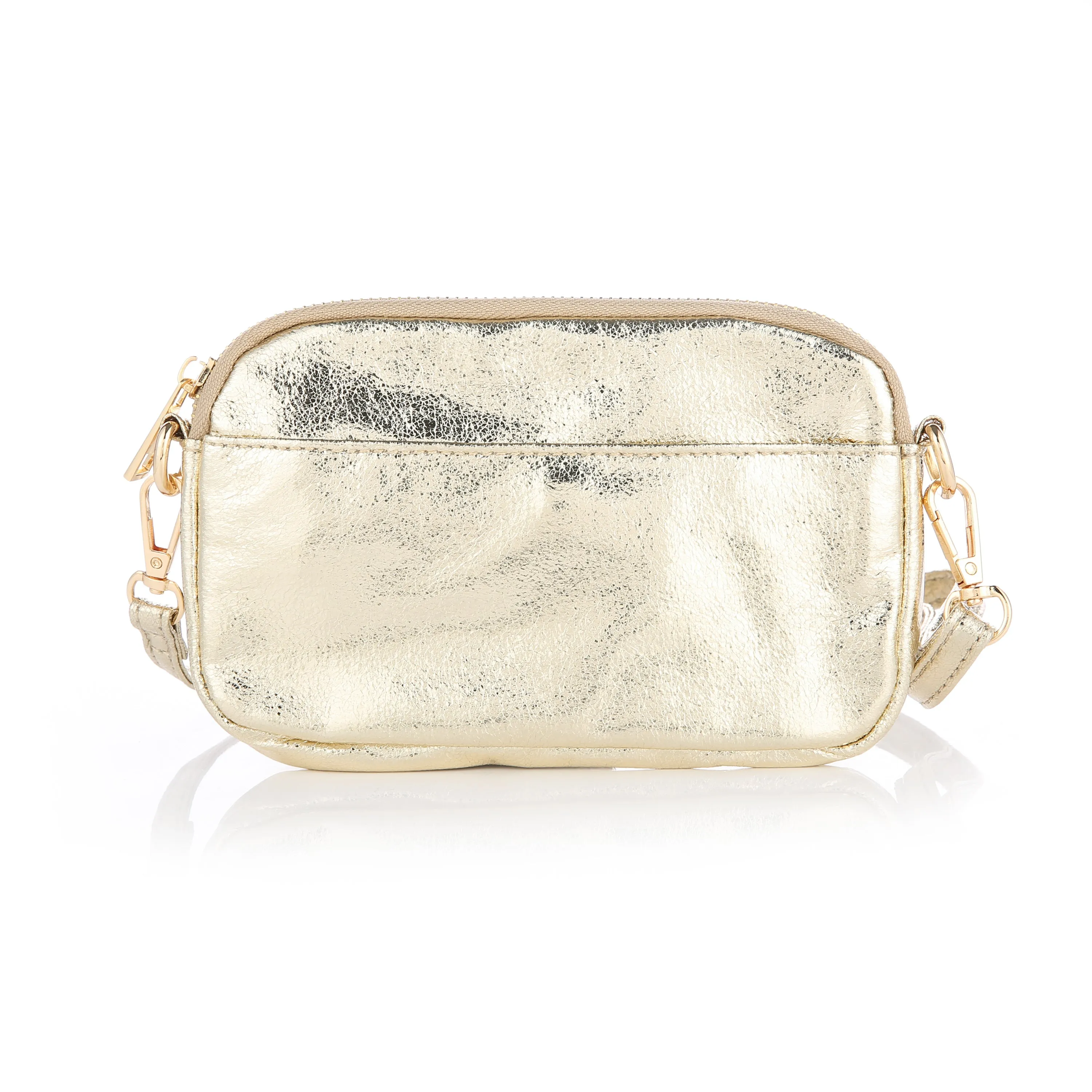 Goud Stijlvol Metallic Tasje (18x13 cm) – Het Perfecte Cadeau voor de Feestdagen