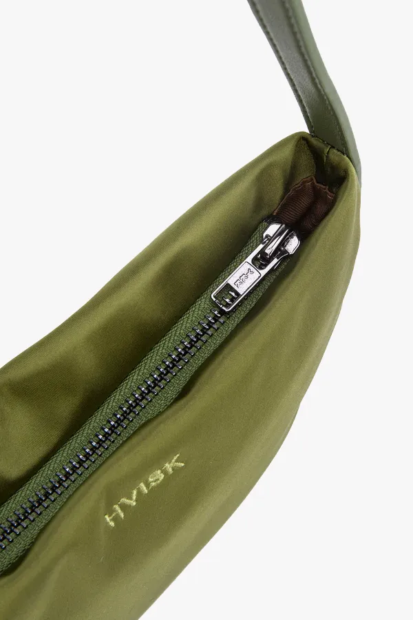 Halo Bag Shiny Twill Green
