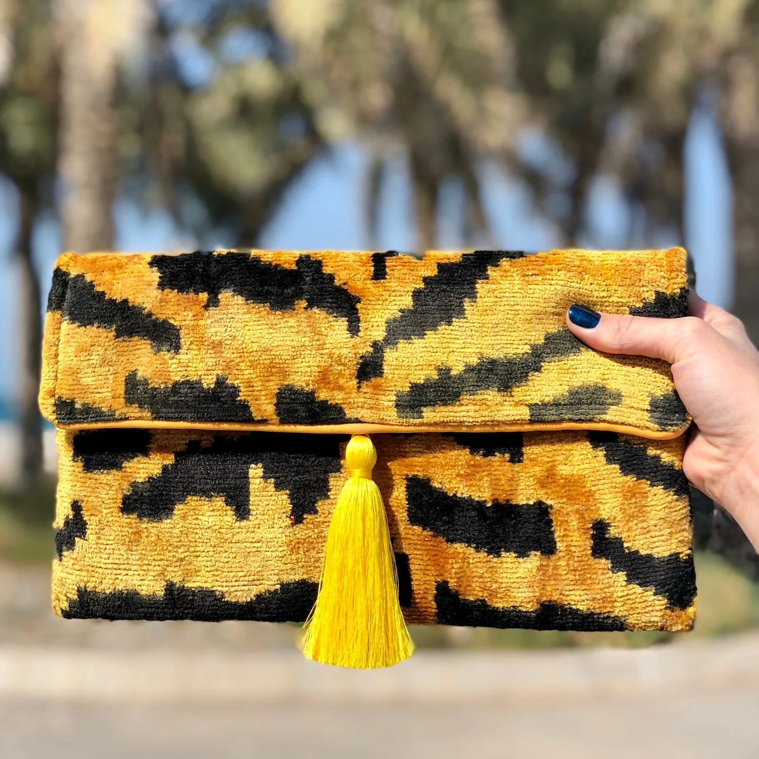 Ikat Clutch Bag Acireale