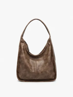 Joey Slouchy Hobo Bag - Brown