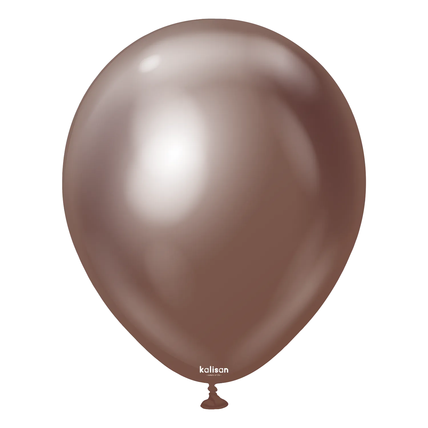 Kalisan Latex Mirror Chocolate - 5", 100 Pieces