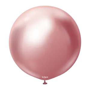 Kalisan Latex Mirror Pink - 18", 25 Pieces