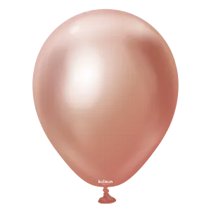 Kalisan Latex Mirror Rose Gold - 5", 100 Pieces