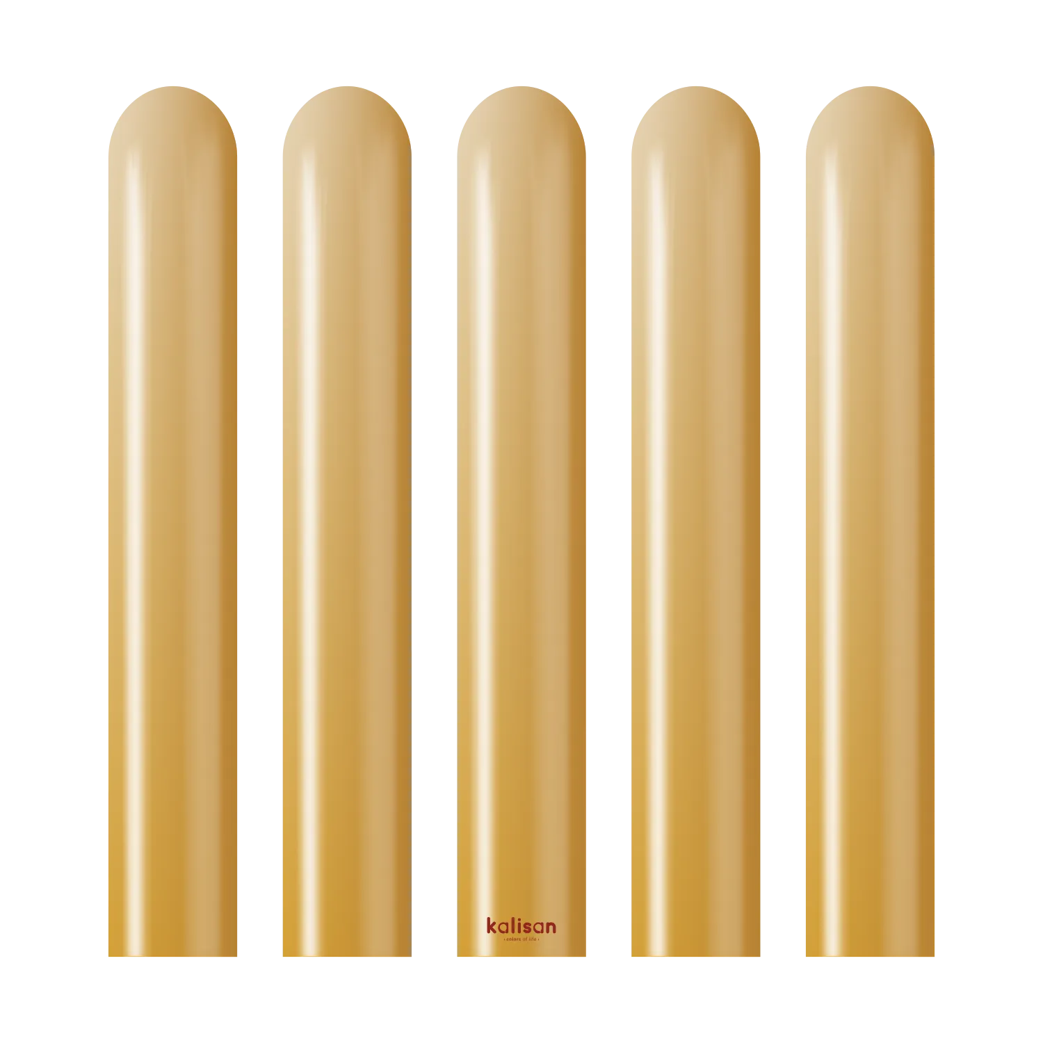 Kalisan Nozzle Up Mirror Gold - 260 Modelling 2"/60", 50 Pieces