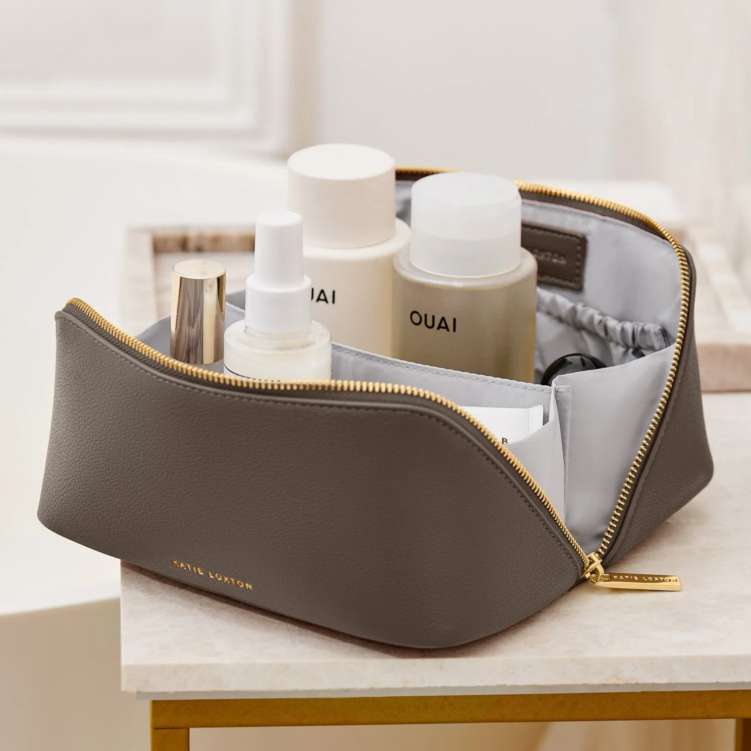 Katie Loxton 21cm Mink Medium Makeup and Wash bag