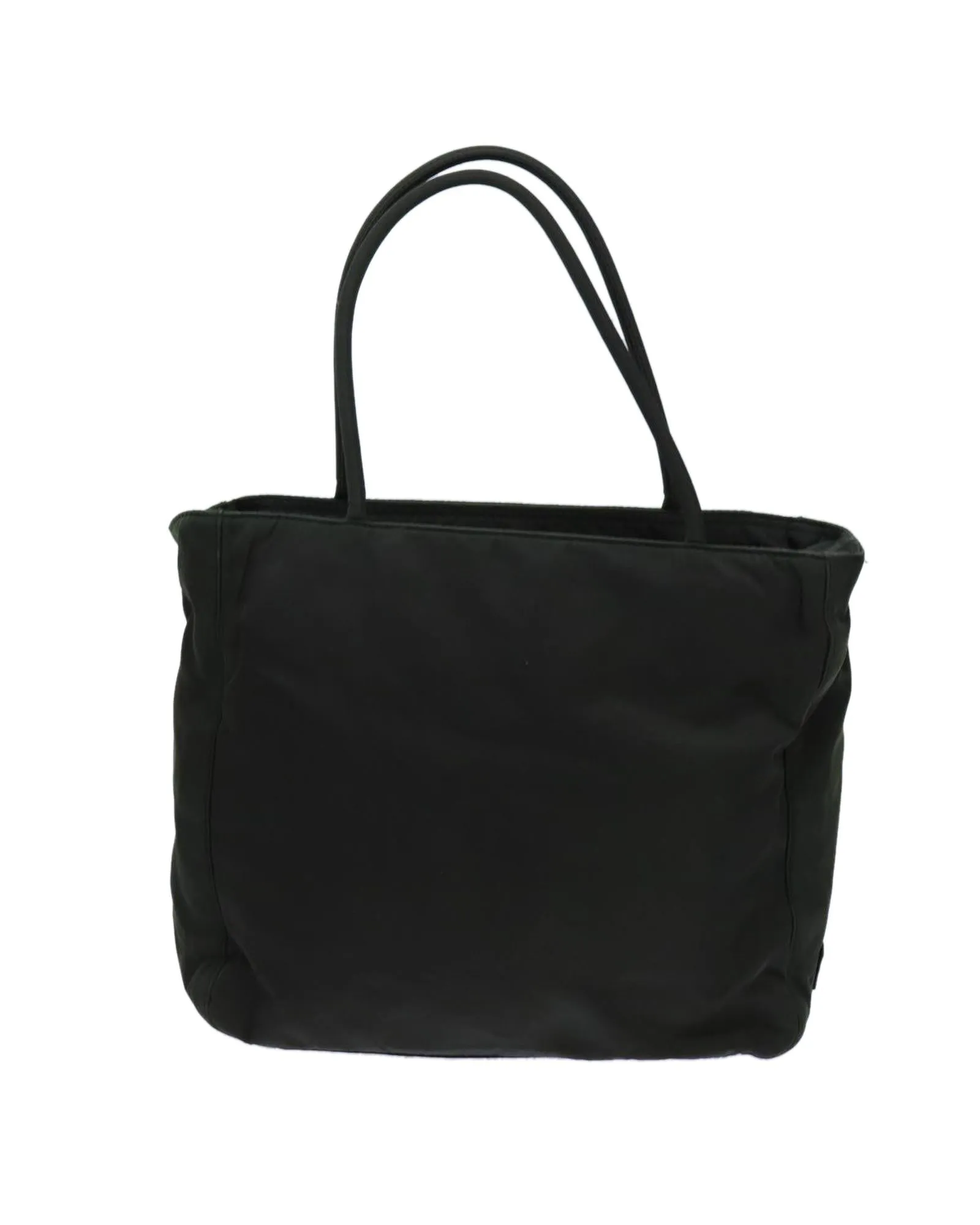 Khaki Nylon Hand Bag with Guarantee Card - Made in Italy