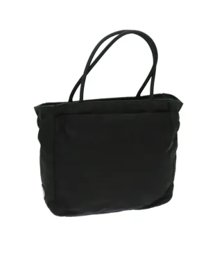 Khaki Nylon Hand Bag with Guarantee Card - Made in Italy