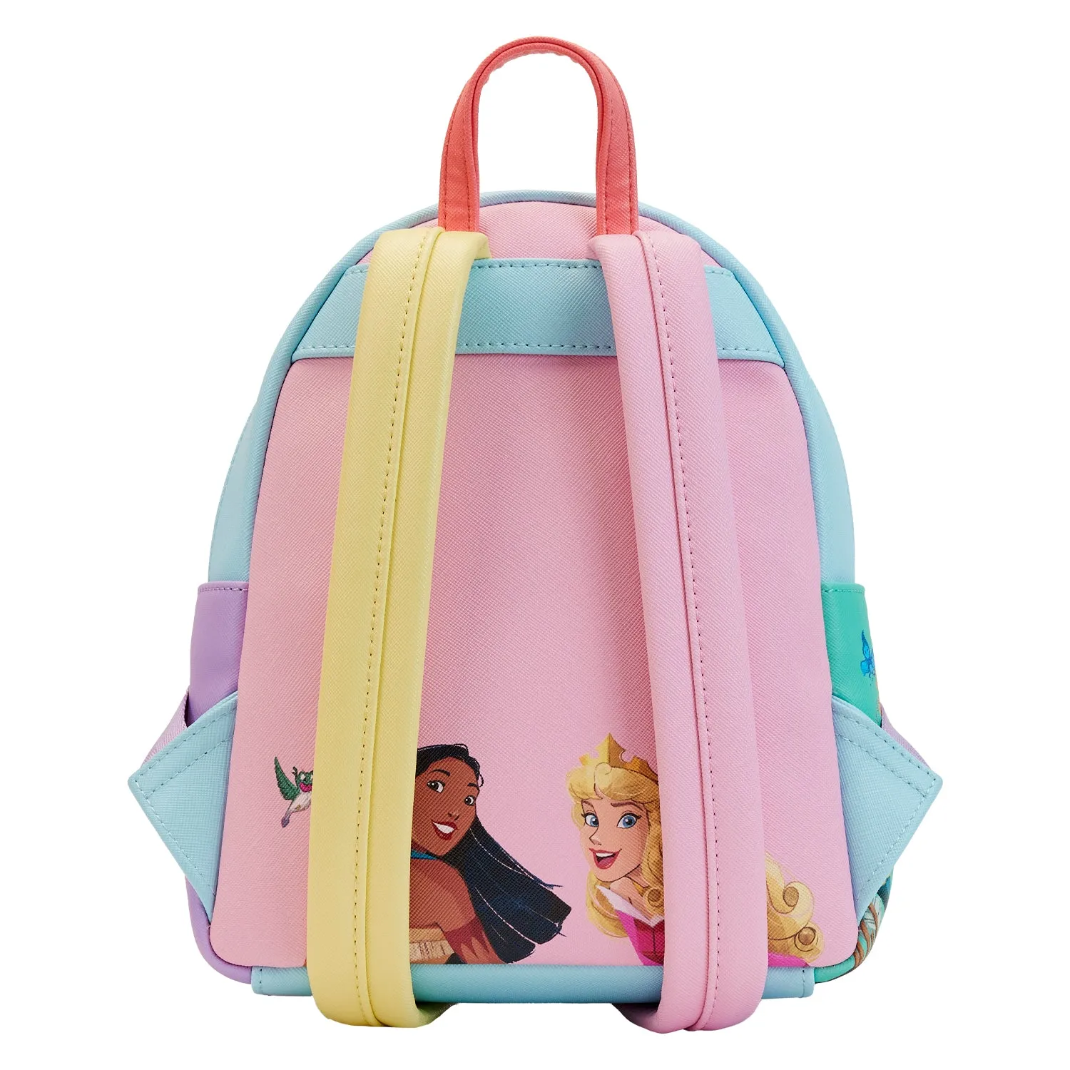 LF Disney Princess Collage Triple Pocket Mini Backpack