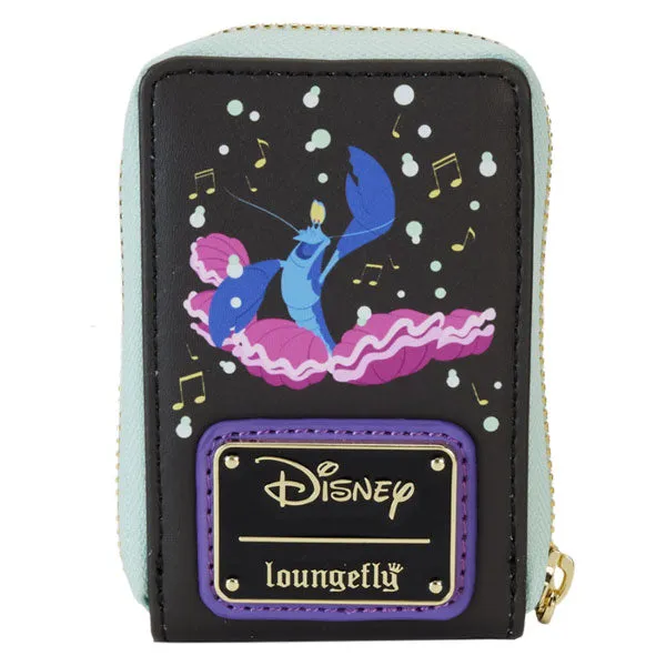 Loungefly - The Little Mermaid (1989) - 35th Anniversary Life is the Bubbles Glow in the Dark Leather Accordion Wallet