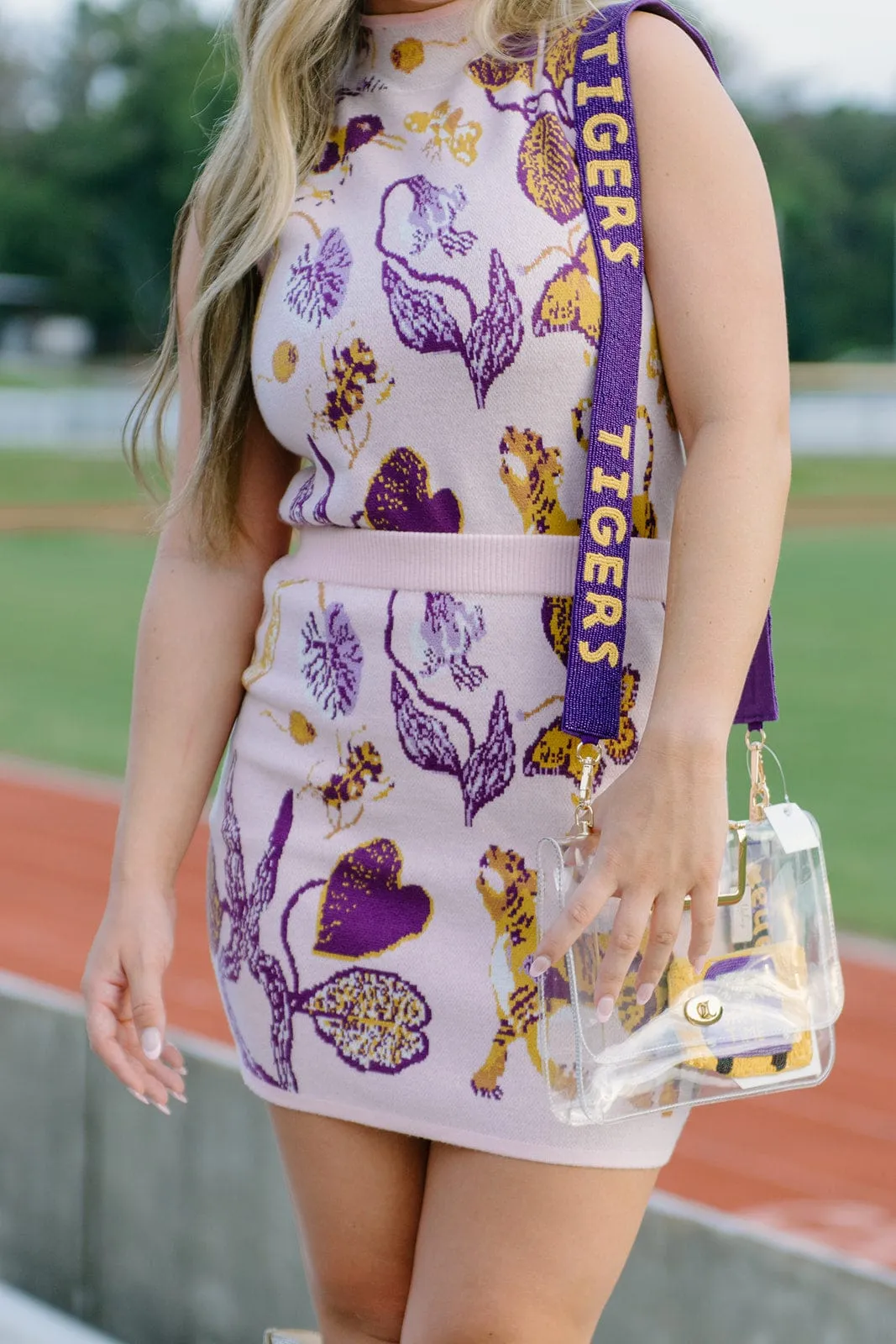 LSU Tigers Purple & Gold Bag Strap