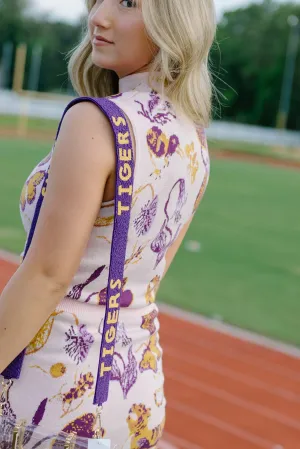 LSU Tigers Purple & Gold Bag Strap