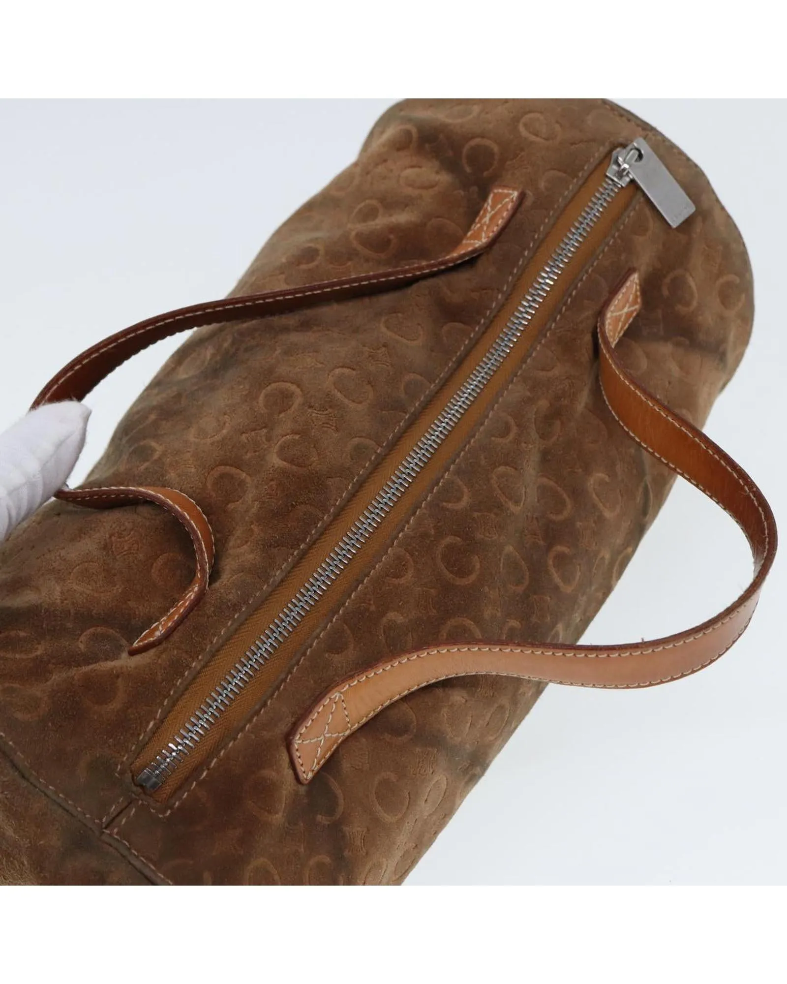 Macadam Canvas Hand Bag with Distinctive Pattern