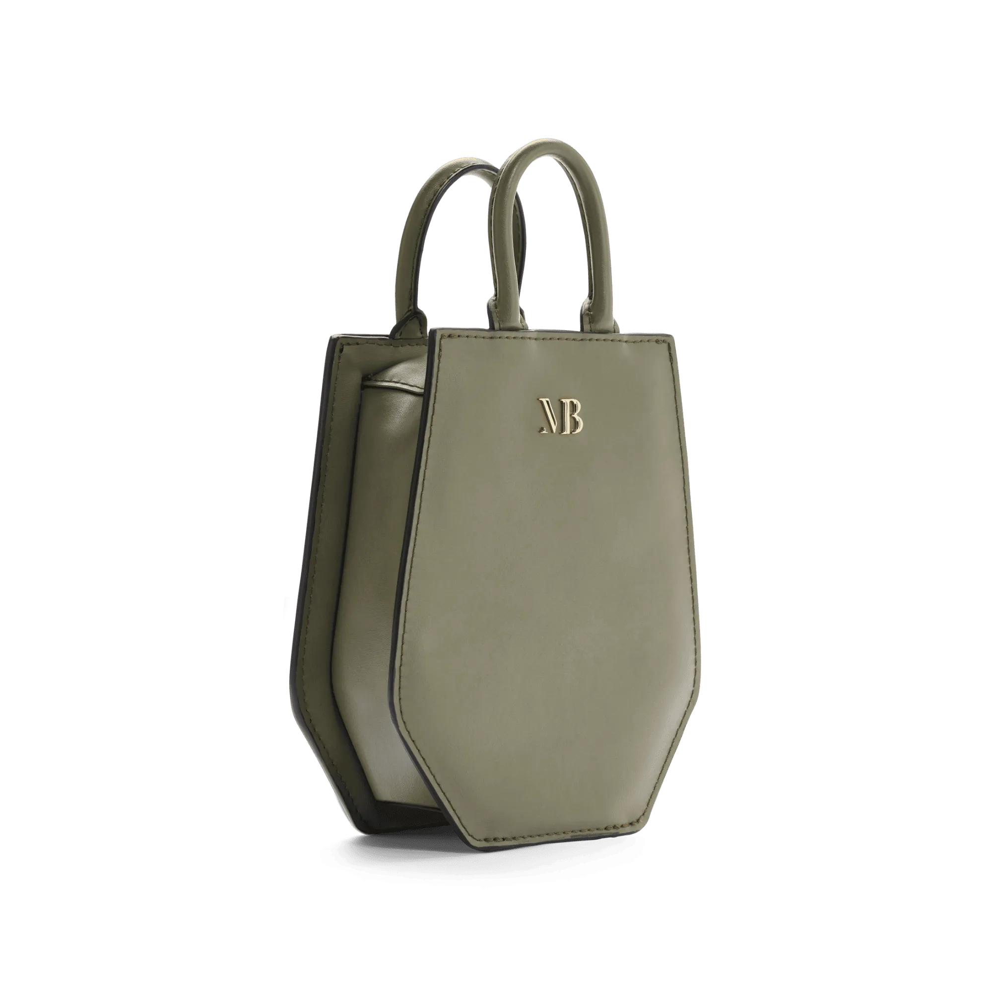 Mini Elay MIRUM® Leather Crossbody Bag | Moss