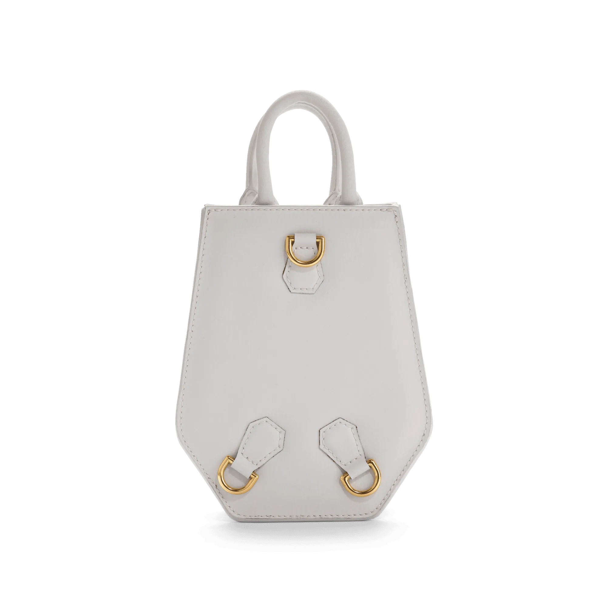 Mini Elay MIRUM® Leather Crossbody Bag | White