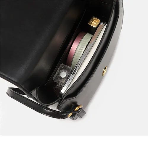 Minimalist Leather Box Bag Crossbody Bag For Ladies