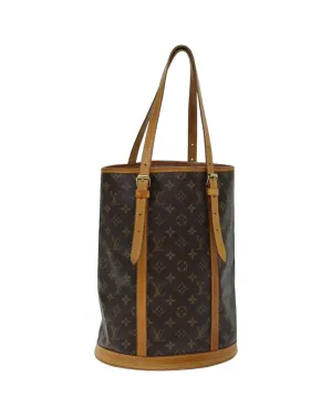 Monogram Bucket Shoulder Bag with Adjustable Strap - Used Condition
