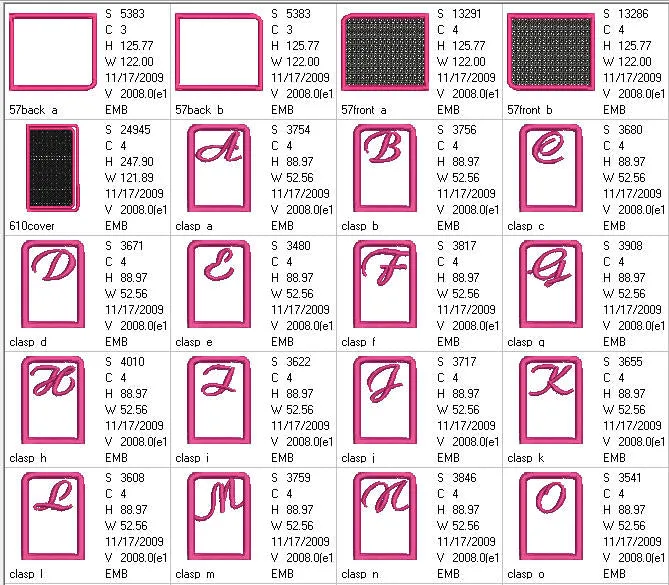 Monogram Checkbook Book Cover or Coupon folder
