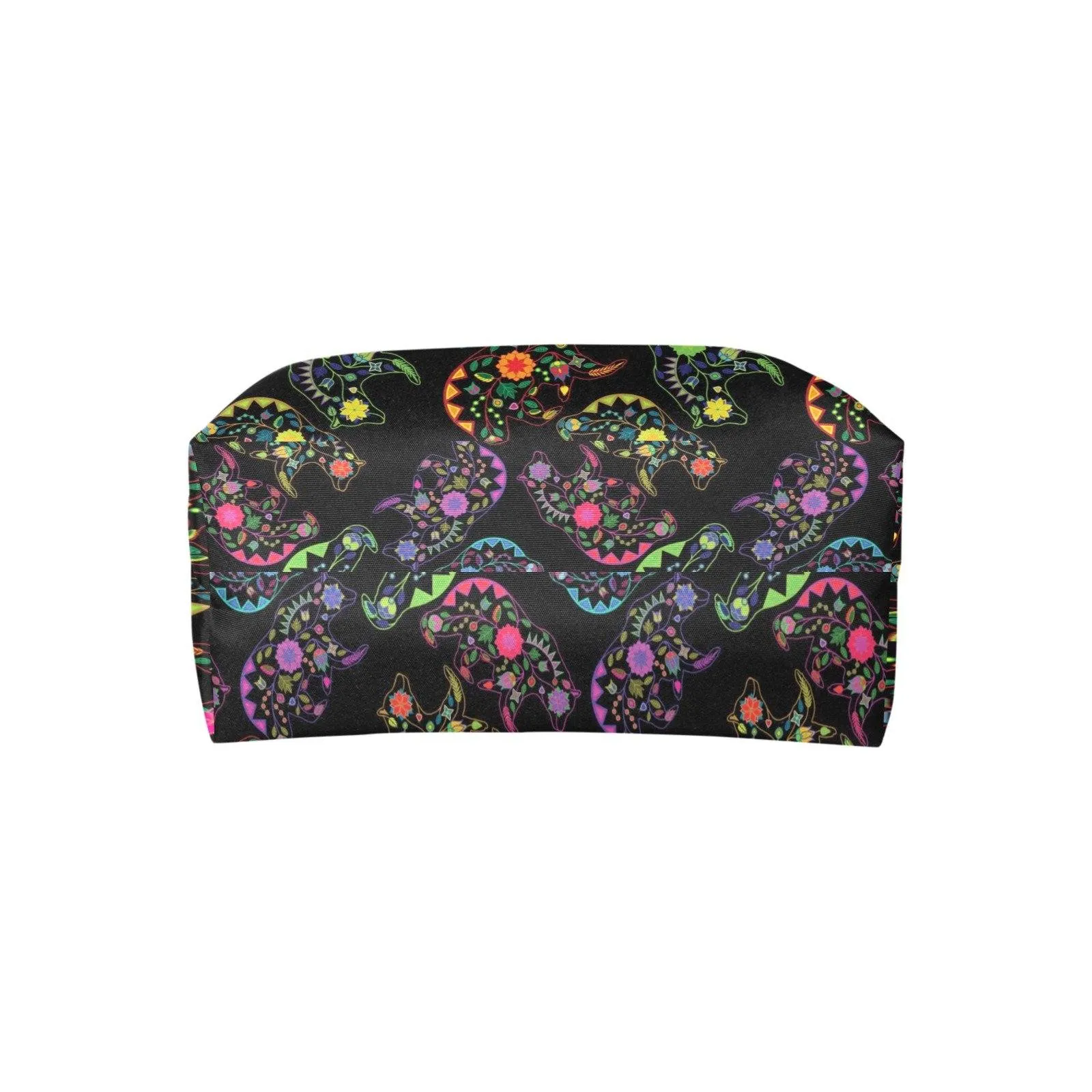 Neon Floral Bears Single-Shoulder Lady Handbag