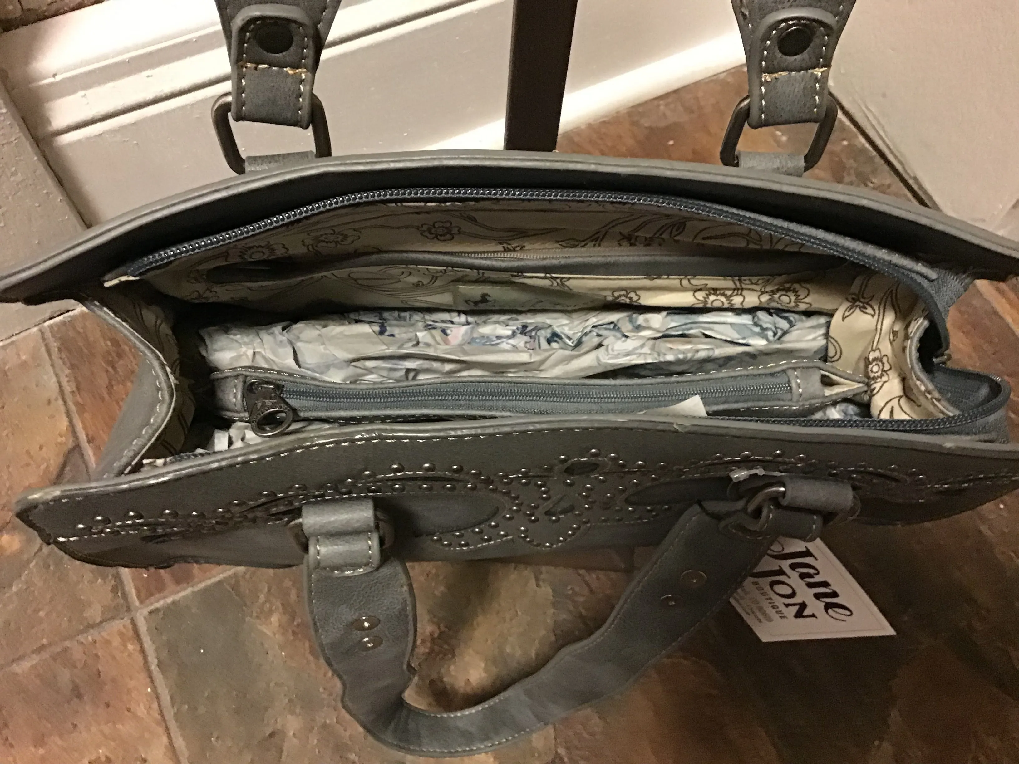 PARI - GREY HANDBAG
