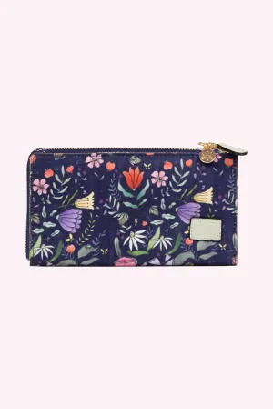 Purple Floral Wallet