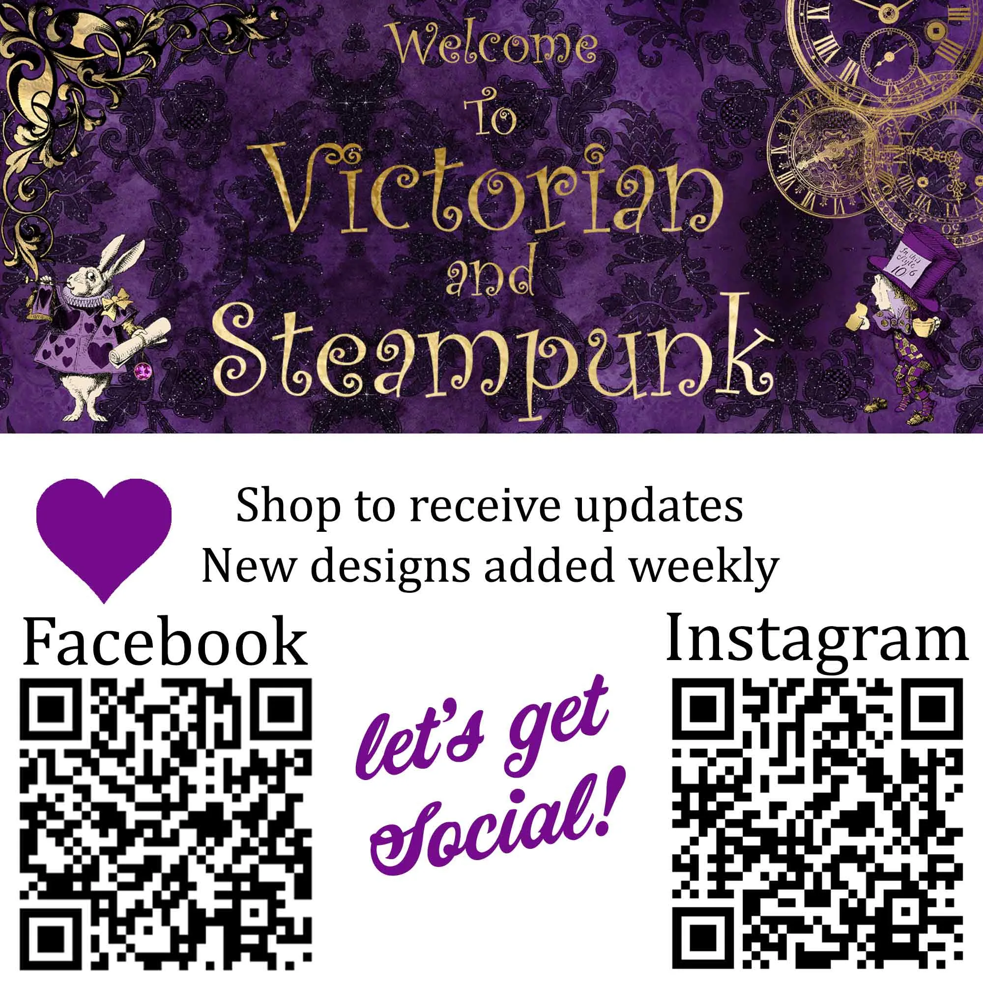 Steampunk Teacups and Great Wave Long Wallet (JPTEA1)