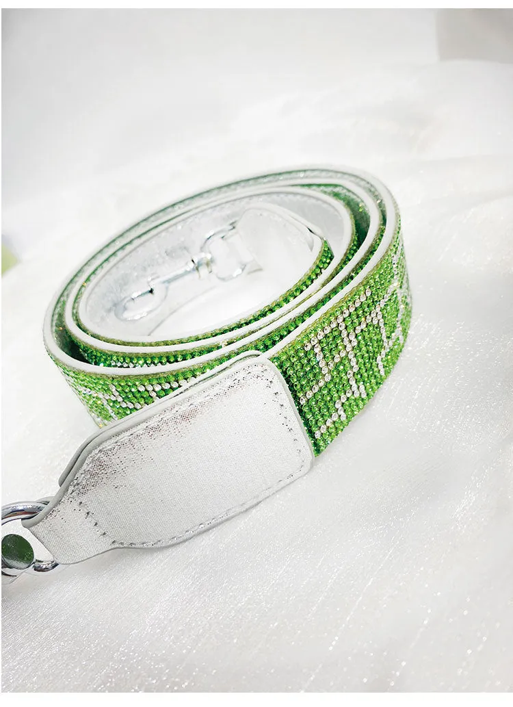 Stylish Rhinestone Clutch Bag with Shoulder Strap