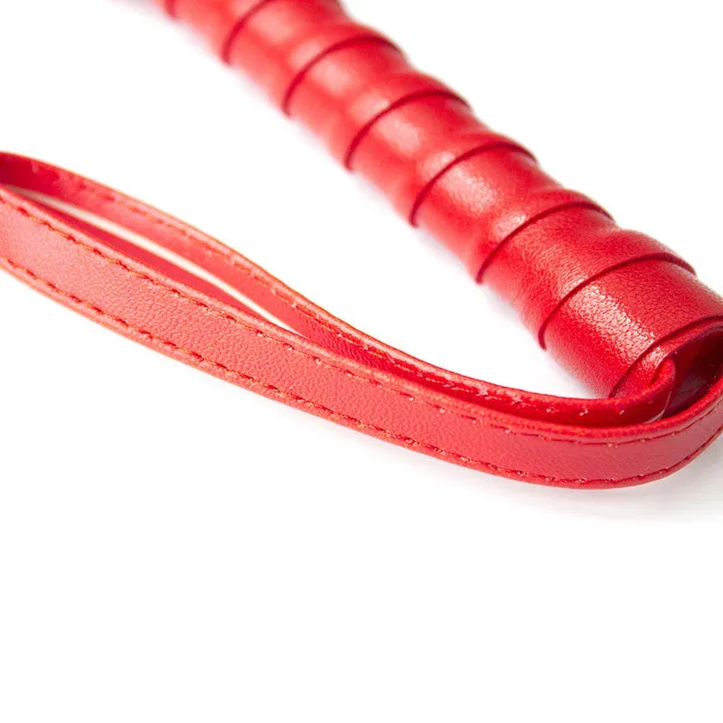 Stylish Synthetic Leather BDSM Whip Versatile Flogger Sensory Play