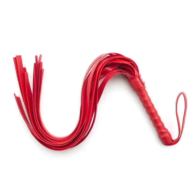 Stylish Synthetic Leather BDSM Whip Versatile Flogger Sensory Play