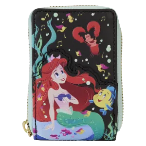 The Little Mermaid (1989) 35th Anniversary - Life Is The Bubbles Zip Around Wallet