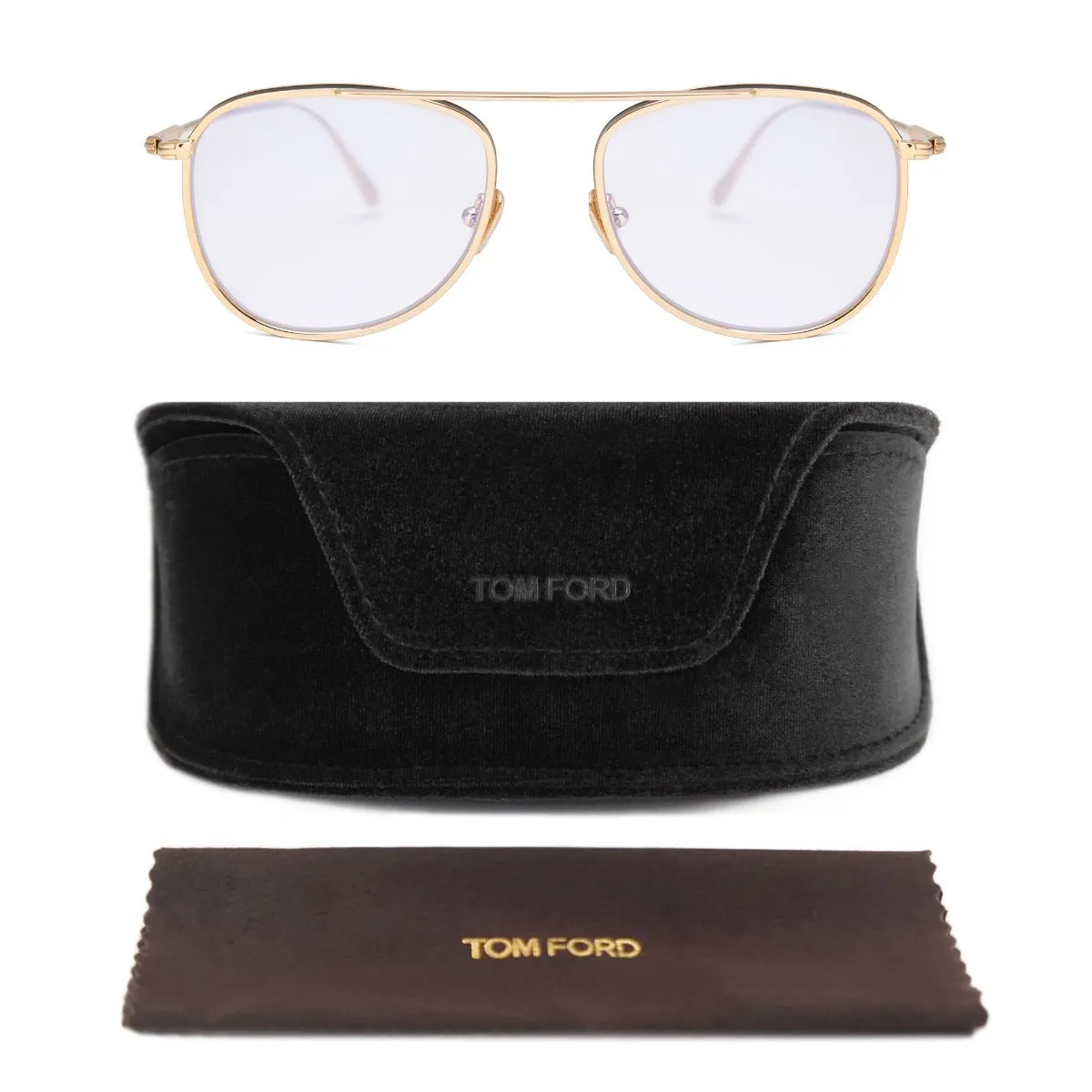 Tom Ford Men's Aviator Opticals FT5691 B 030 50