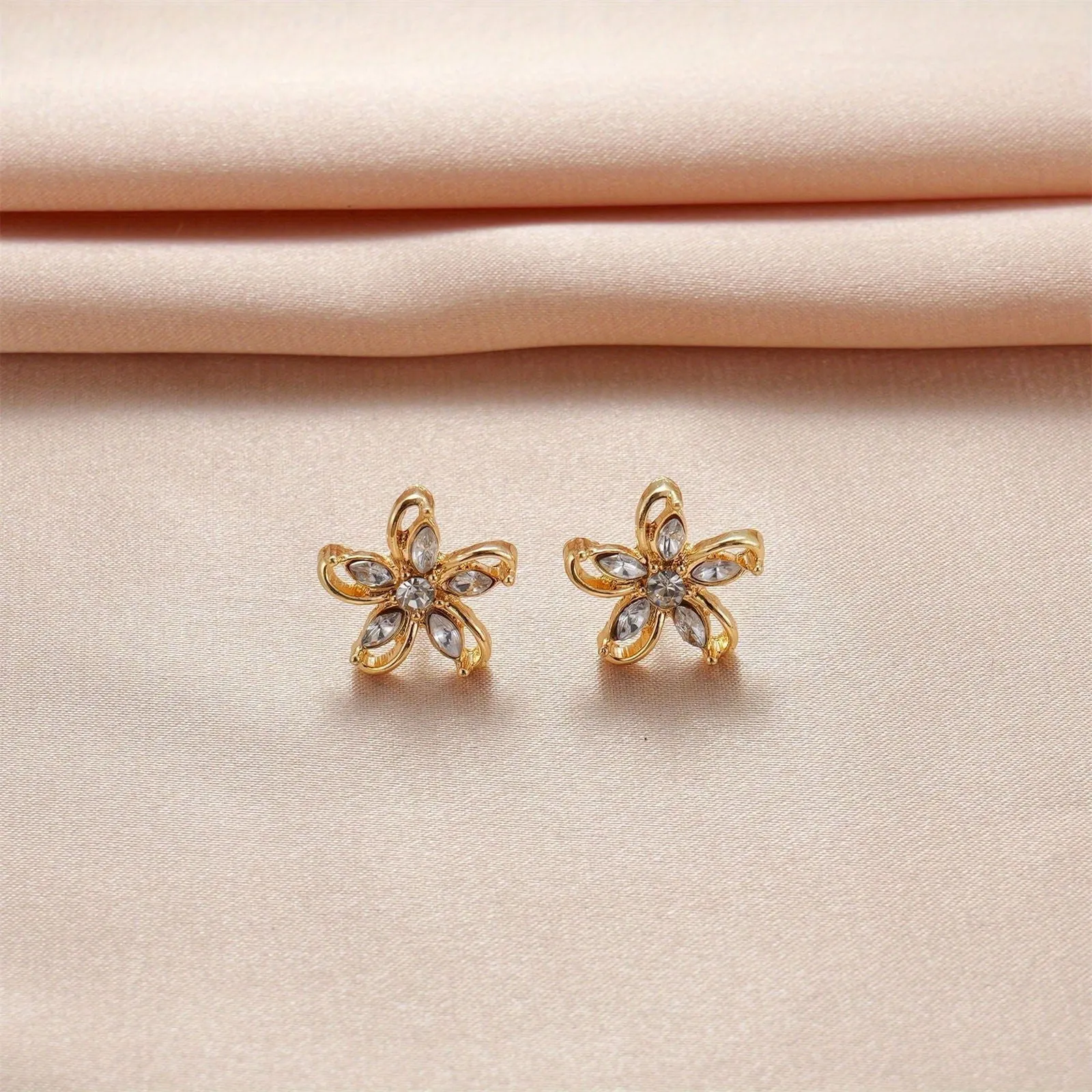 Trendy and Versatile Floral Earrings