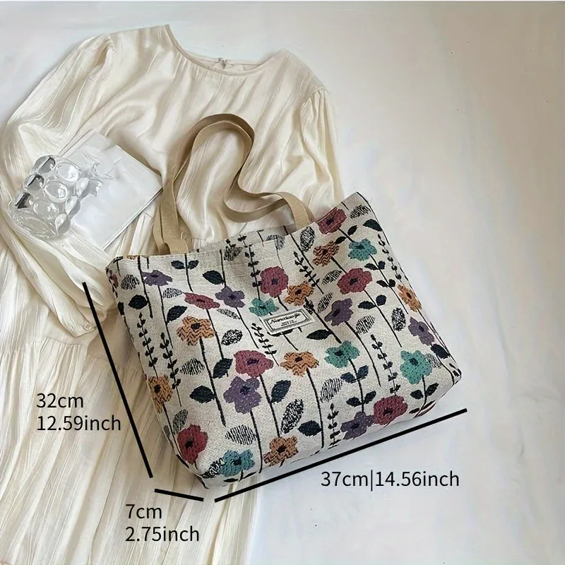 Uakiss New Fashionable Large-Capacity Commuter Tote Bag - Simple, Stylish for College Students, Daily Shoulder Use